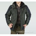 Veste coupe-vent en gros d'hiver sur mesure pour hommes usine